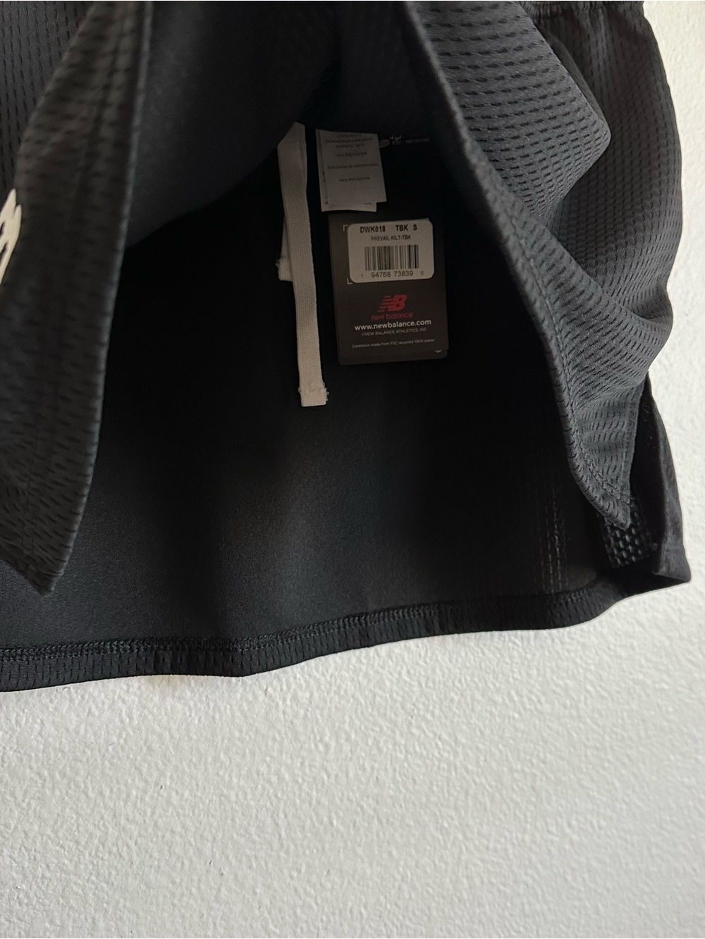 New Balance Black Jersey Athletic Skirt Size S - Picture 4 of 9